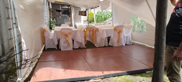 Pista de baile de madera