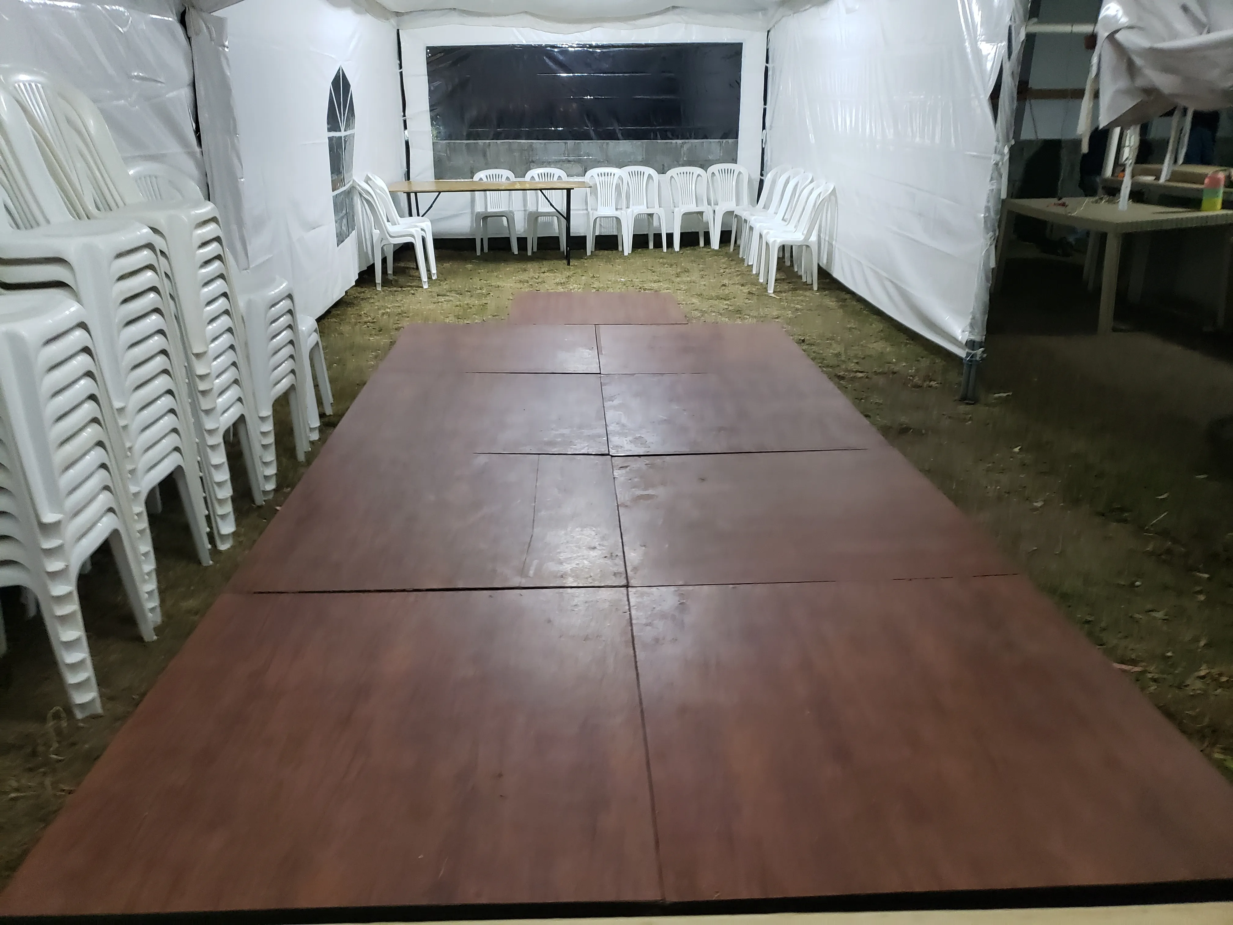 Pista de baile de madera